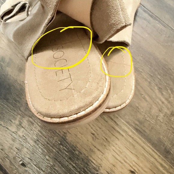 Tan Greek Goddess Neoclassical Hippie Indie Flat Gladiator lace up Sandals 9.5 - Picture 7 of 8